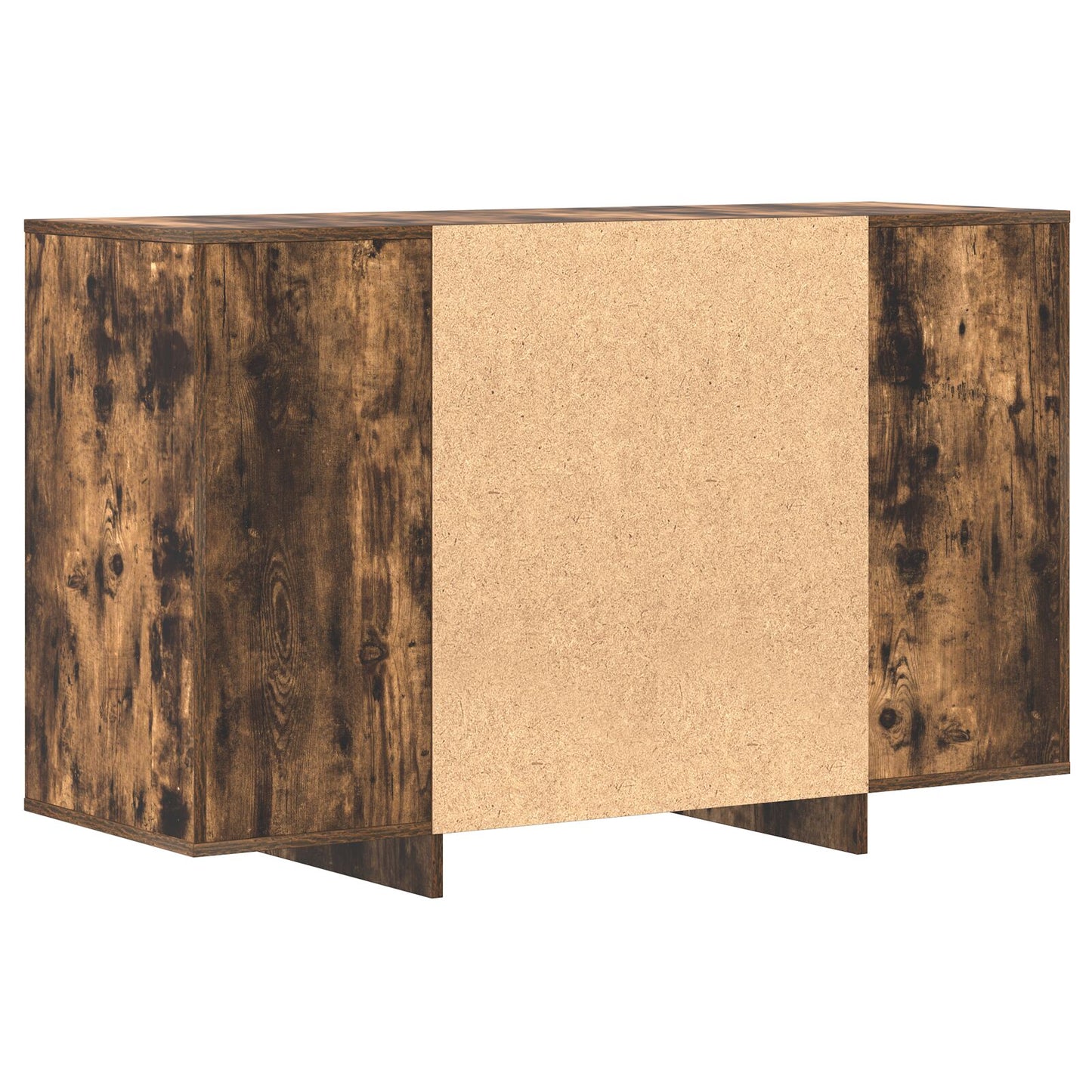 Dressoir Gerookte Eik Massief Hout Dressoir Rechthoekig