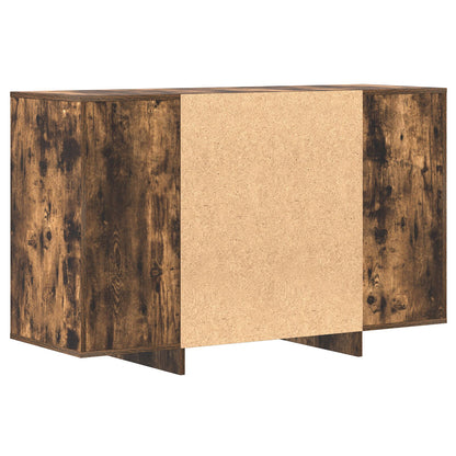 Dressoir Gerookte Eik Massief Hout Dressoir Rechthoekig