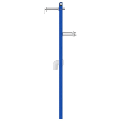 Badkamer Accessoire Bevestigingen Blauw Metaal 50 X 17.5 X 136 Cm voor wastafelsysteem