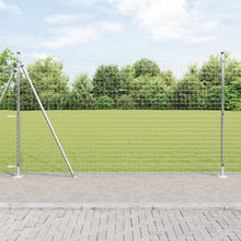 Hekpalen Set Van 104 3.2 X 3.2 X 83.5 Cm Gegalaniseerd Staal 160 cm 52x beton paal