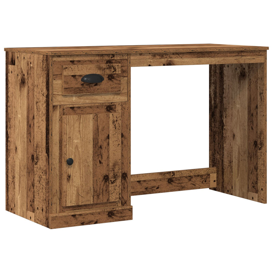 Bureau Met Opslag Oud Hout 50X115X75 Cm Gerecycled Hout Oude hout