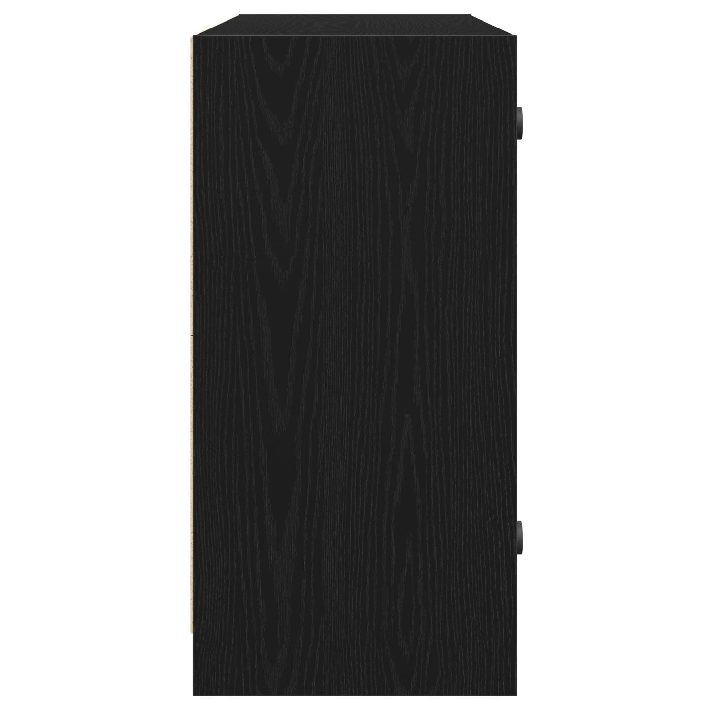 Dressoir Zwart Eiken 102X37X75,5 Cm Engineered Hout