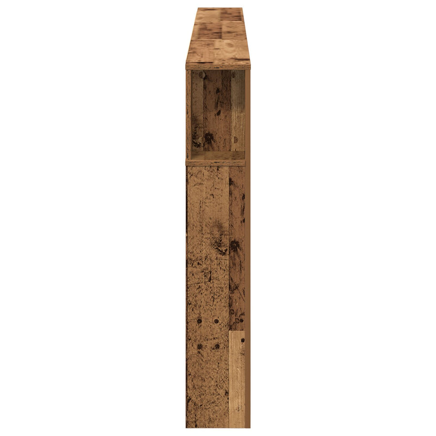 Hoofdeinde Kast Oud Hout 220X18,5X104,5 Cm
