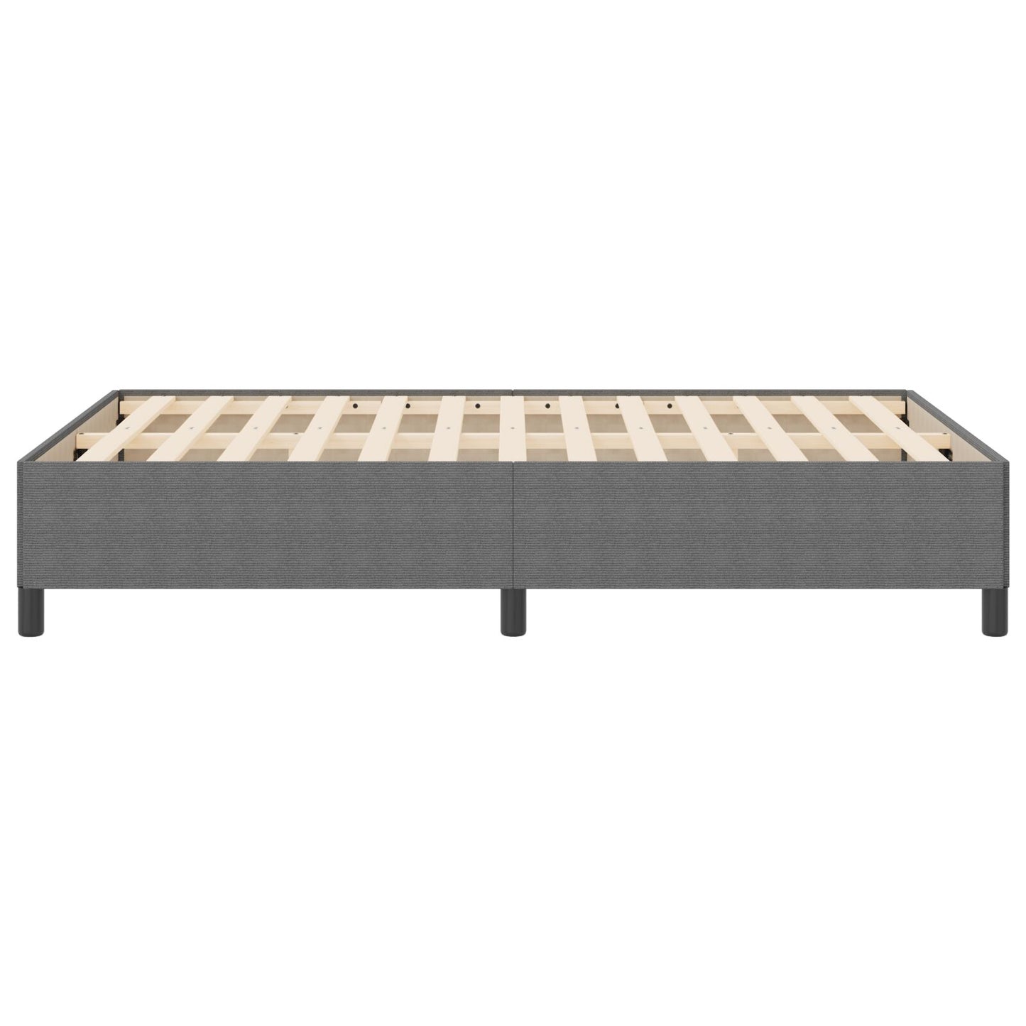 Bedframe Katoen Lichtgrijs 160 x 200 cm
