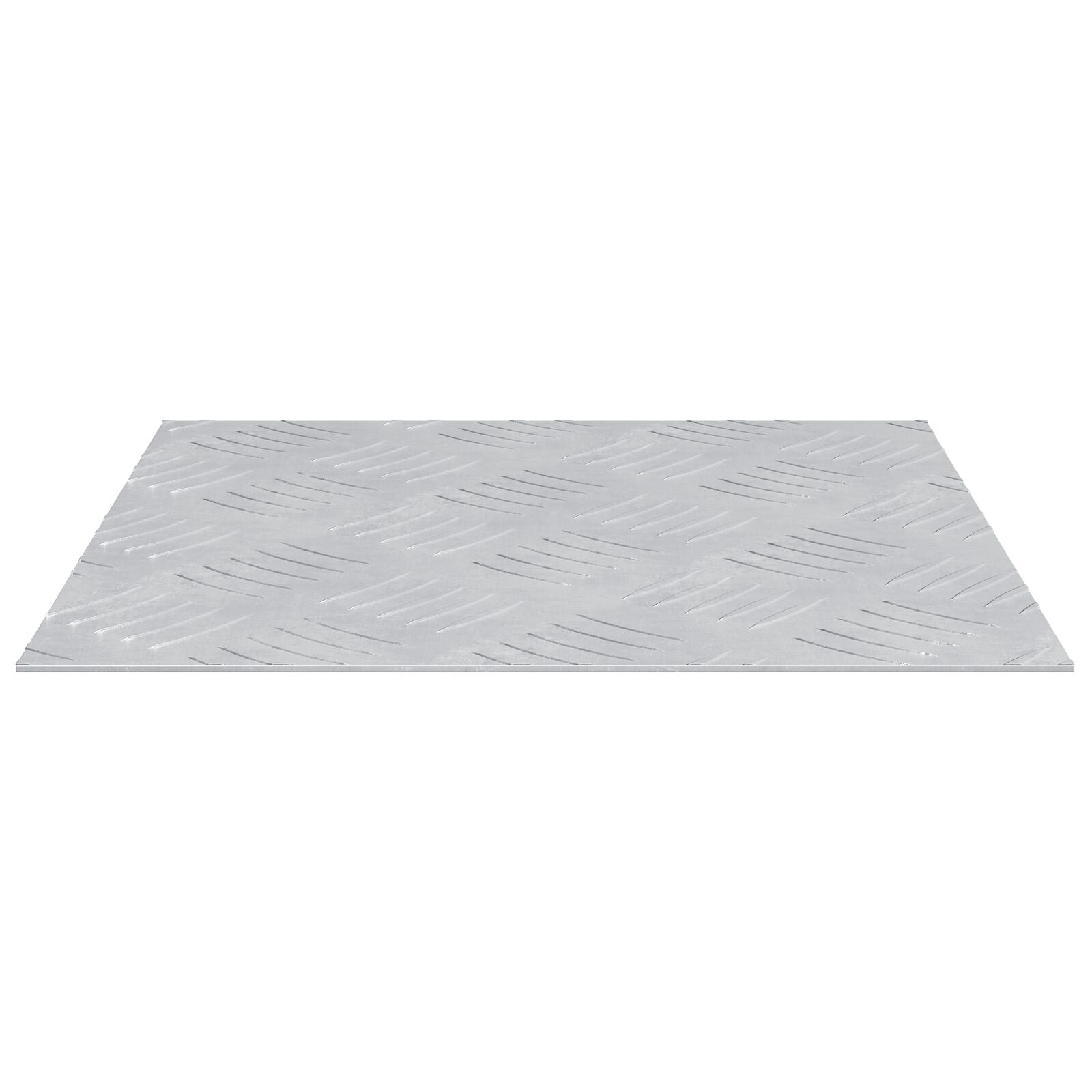 Aluminium Checker Platen 4 Stuks Anti-Slip 30X30 Cm 30 x 30 x 0.3 cm Vierkant