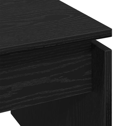 Salontafel Zwart Eiken 68X38X50 Cm Samengesteld Hout