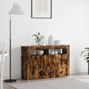 Dressoir gerookt eiken 116x30x75 cm