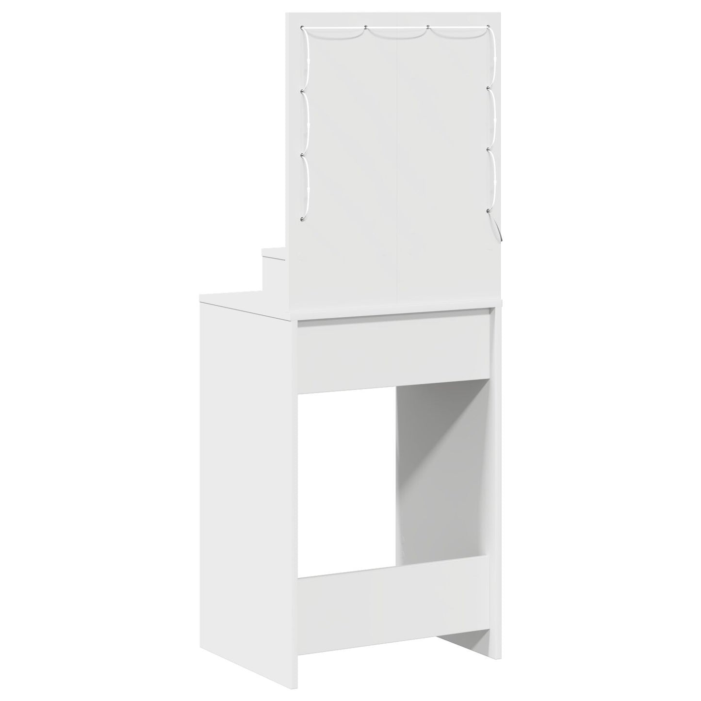 Make-Uptafel Met Led-Lampjes 50 x 41 x 135 cm Wit