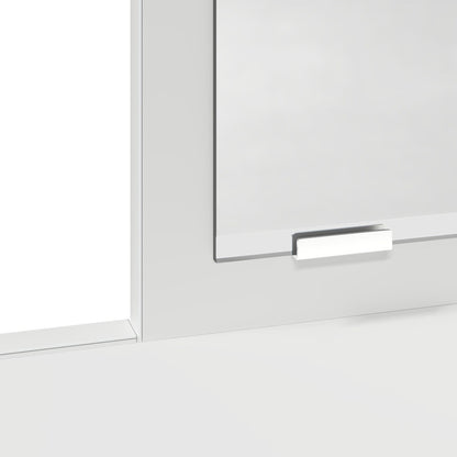 Kaptafel Met Lades - - 100 x 41 x 140 cm Wit