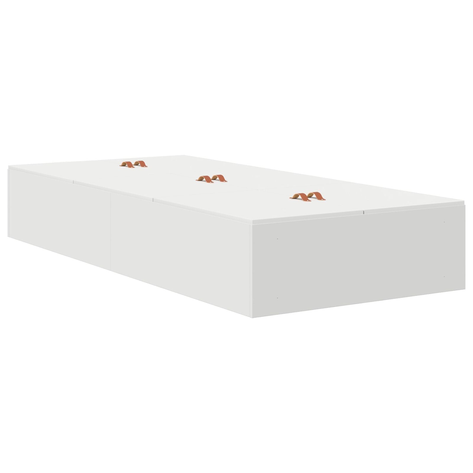 Opbergbedframe Wit 100 x 200 cm