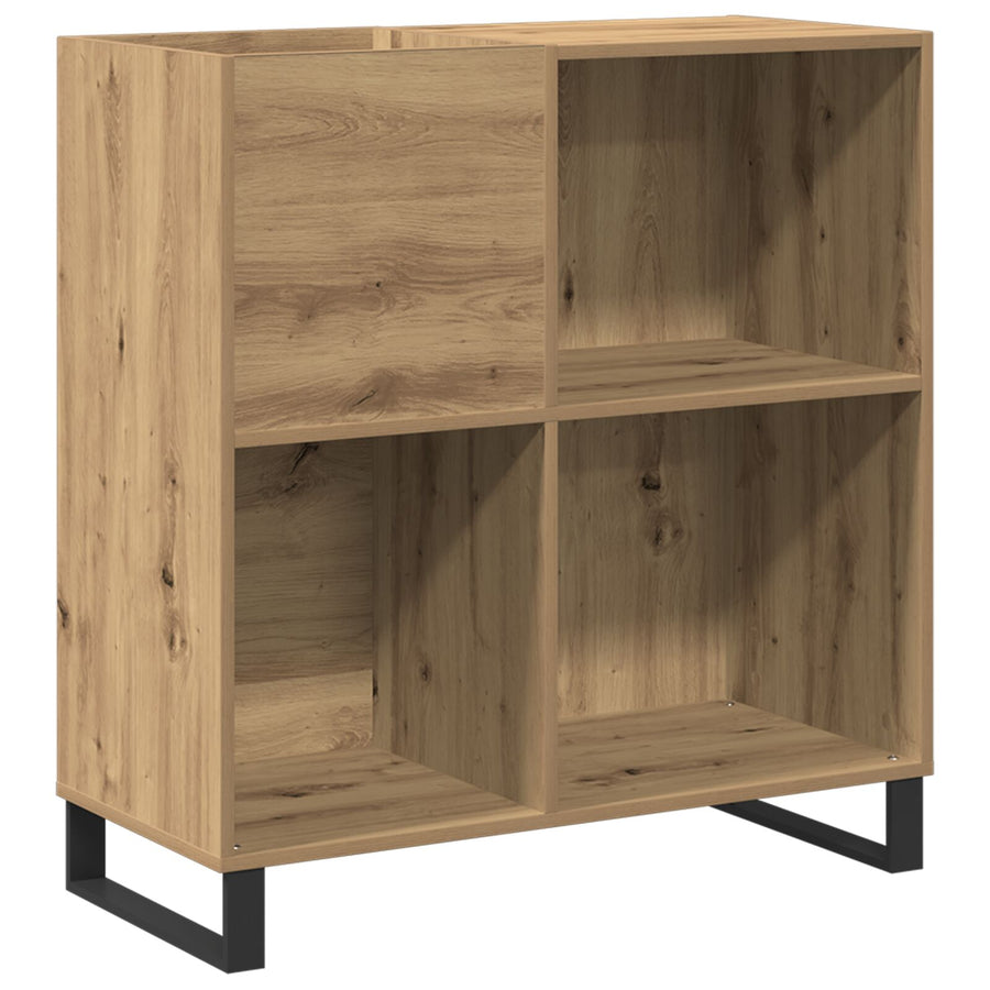 Platenkast 84,5X38X90 Cm Geengineerd Hout Oude Hout
