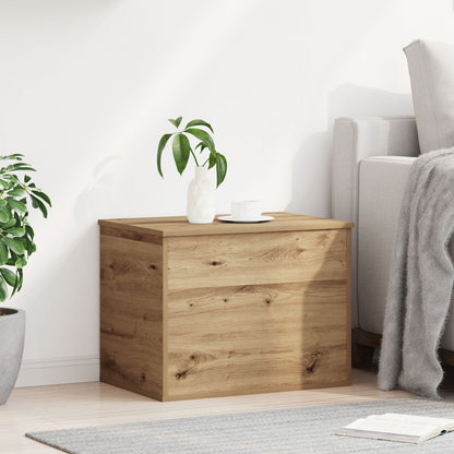 Opbergdoos Met Deksel Artisan Eiken 60X42X46 Cm Gelaagd Hout
