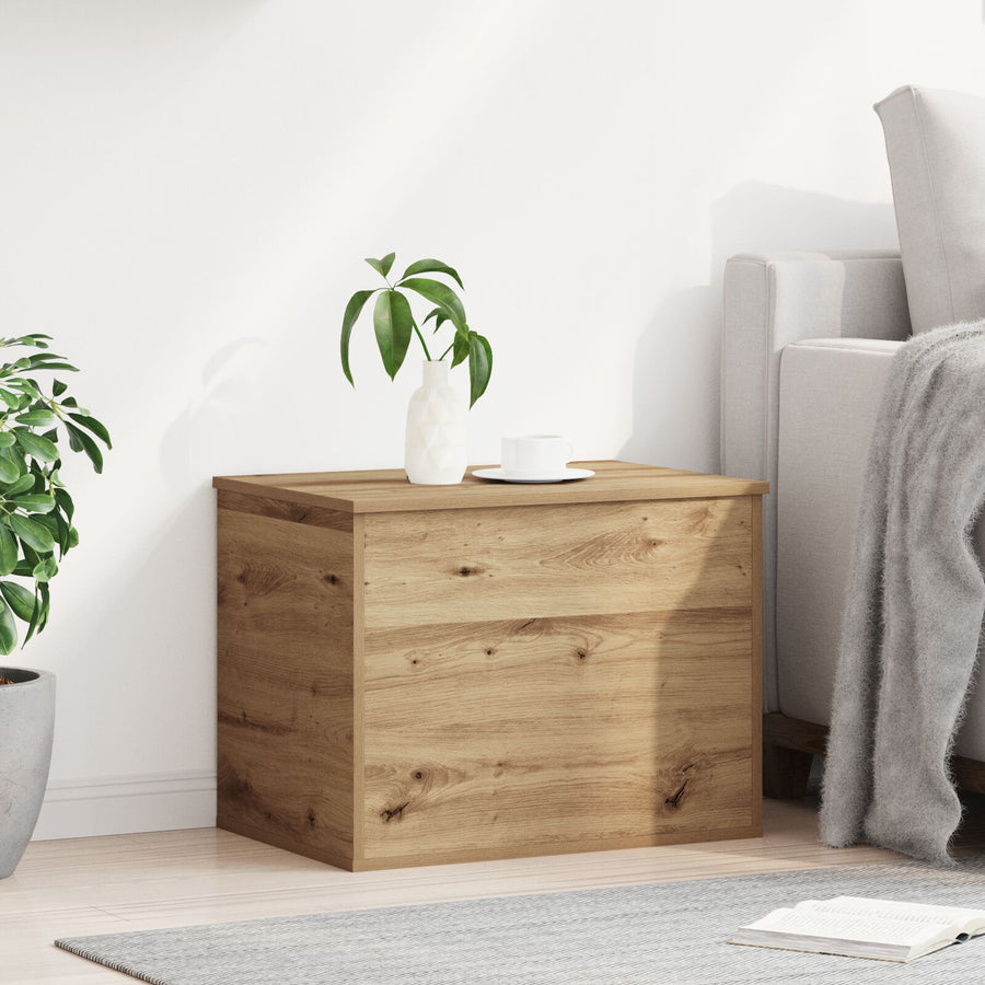 Opbergdoos Met Deksel Artisan Eiken 60X42X46 Cm Gelaagd Hout