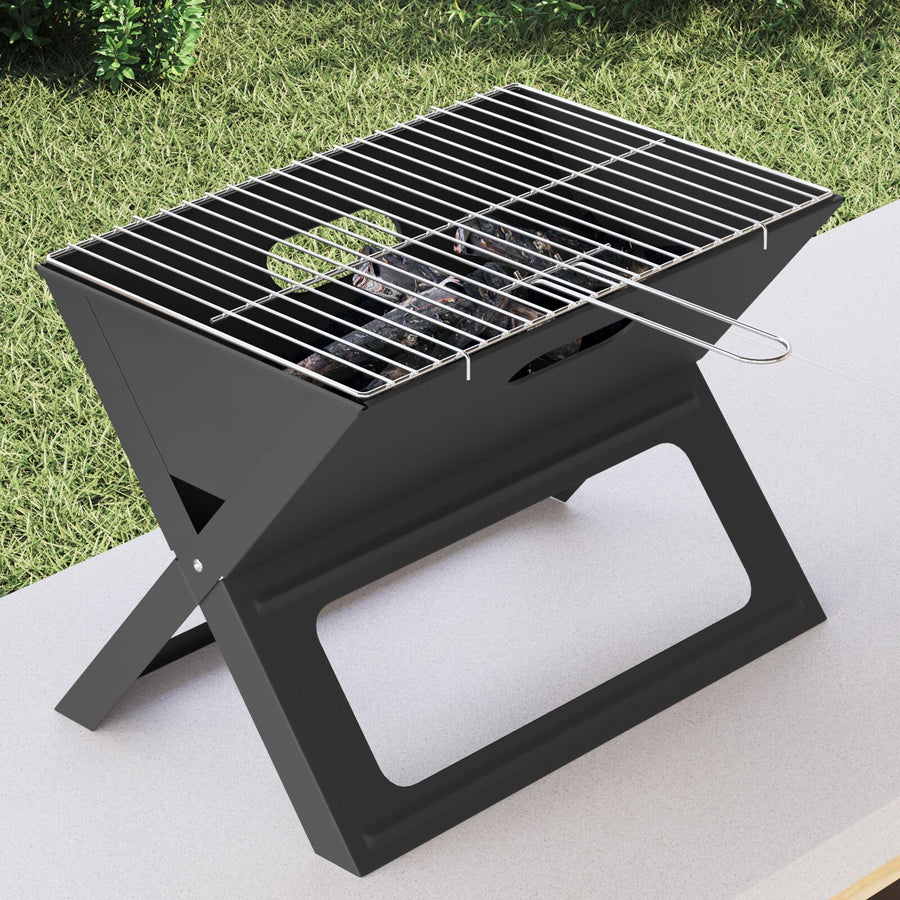 Kool Bbq Grill - Inklapbaar, Zwart, 46 X 30 X 31 Cm, Gemaakt Van Staal