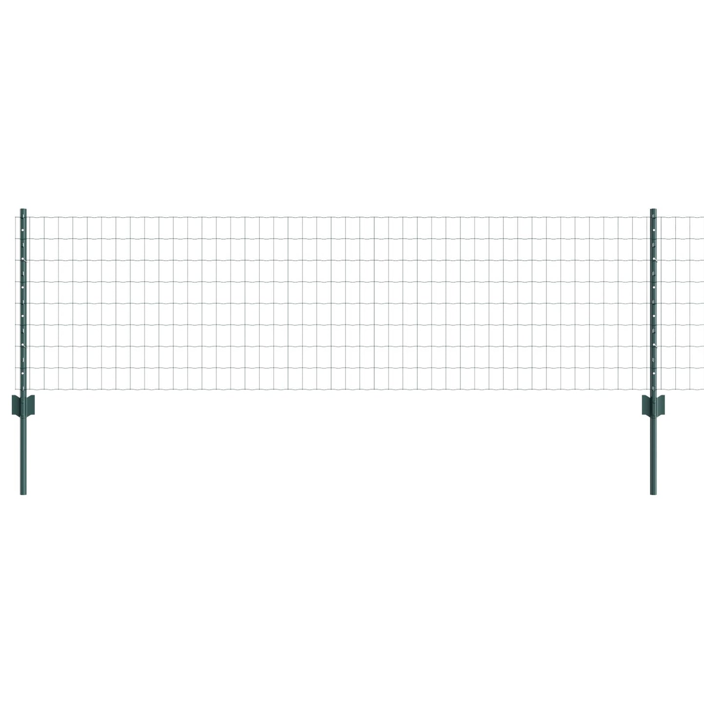 Euro Schutting Met 5 U-Palen Groen 0.6X10 M Staal