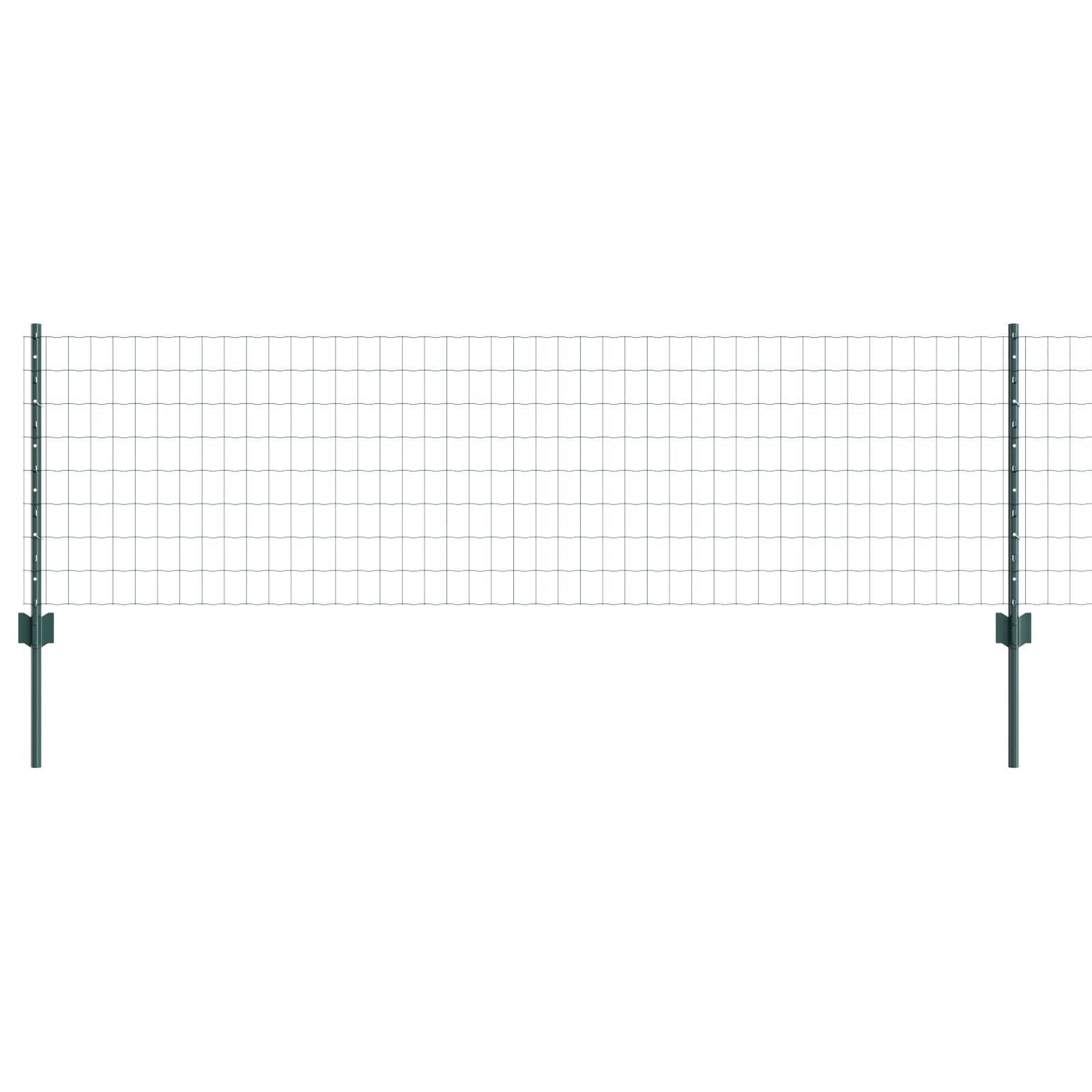 Euro Schutting Met 5 U-Palen Groen 0.6X10 M Staal