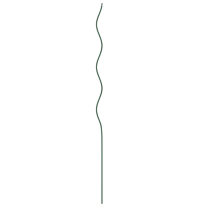 Spiraal Plant Steunen 5 Stuks Staal Groen 110 cm