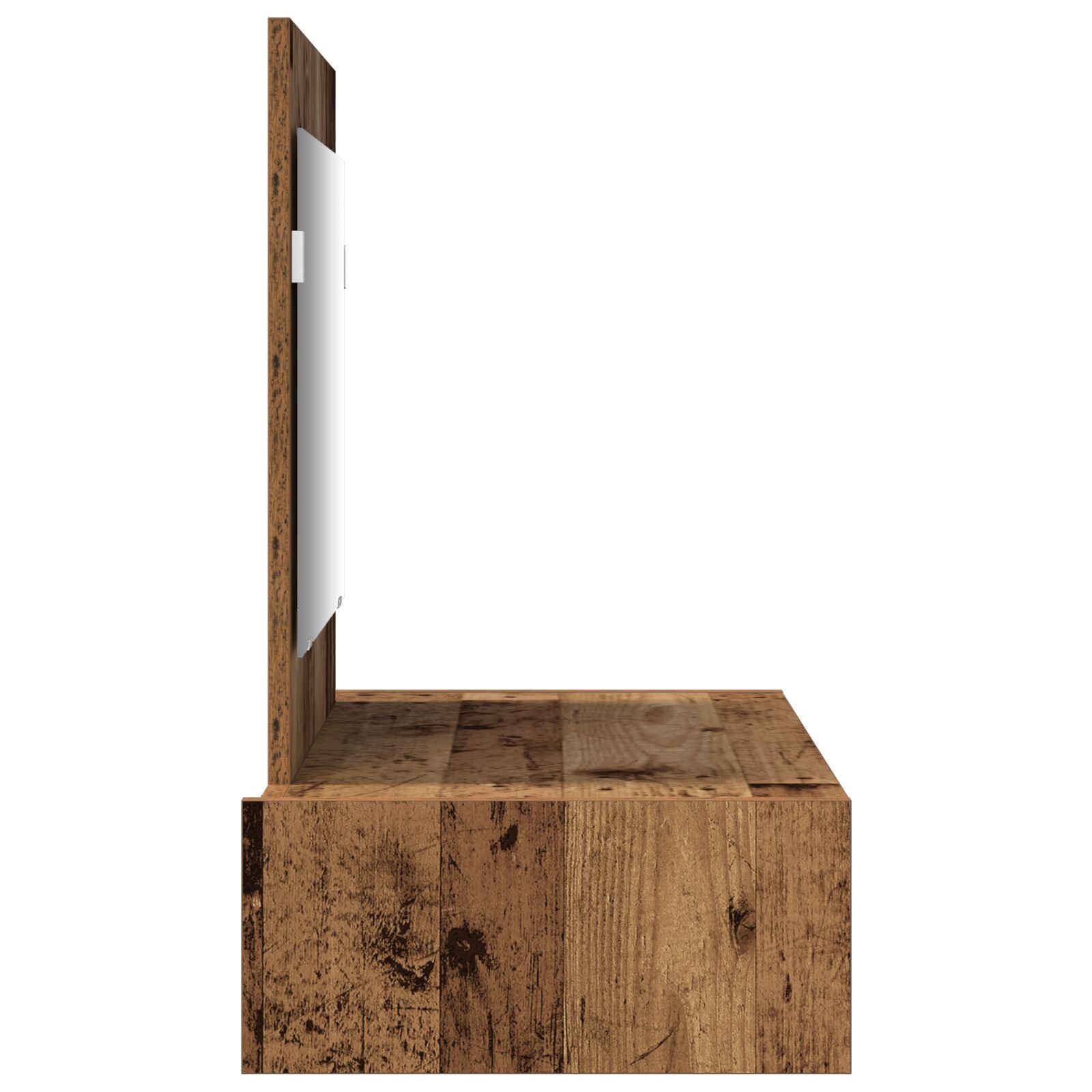 Wandkaptafel 83 x 40 x 70 cm Oude Hout zonder LED