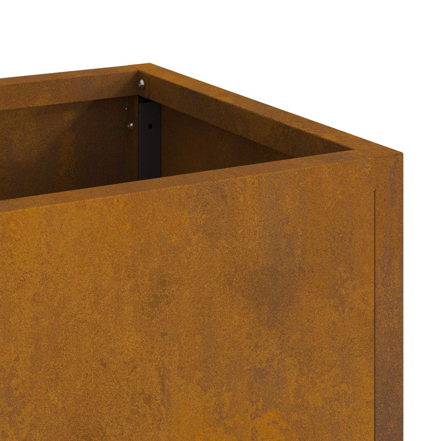 Verhoogde Tuinbak Weervast Staal Verwering staal 60 x 26 x 45 cm