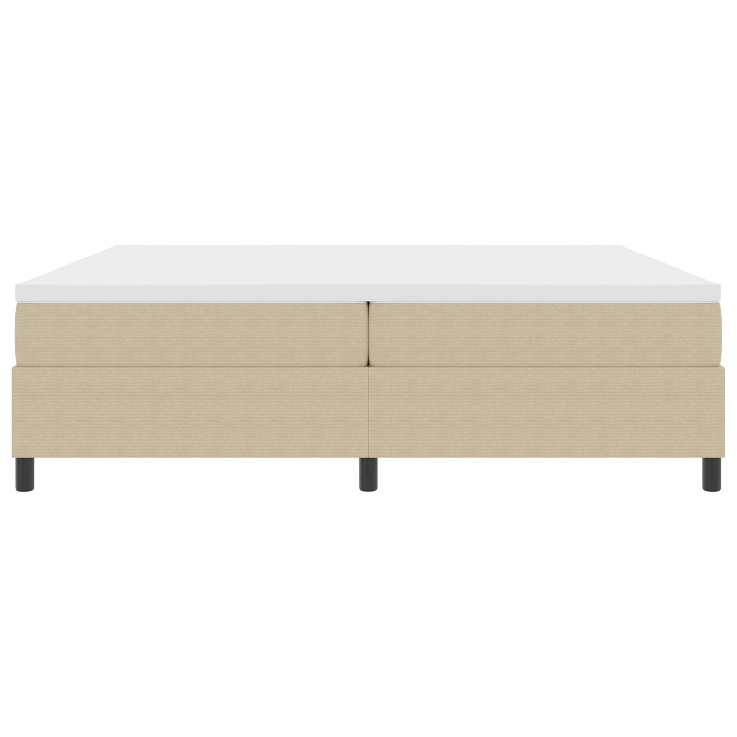Boxspring Bed Met Matras Licht Groen Grijs 200X200 Cm Corduroy Stof