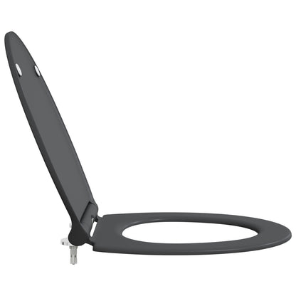 Quick Release Toiletbril Met Soft Close Duroplast Anthraciet
