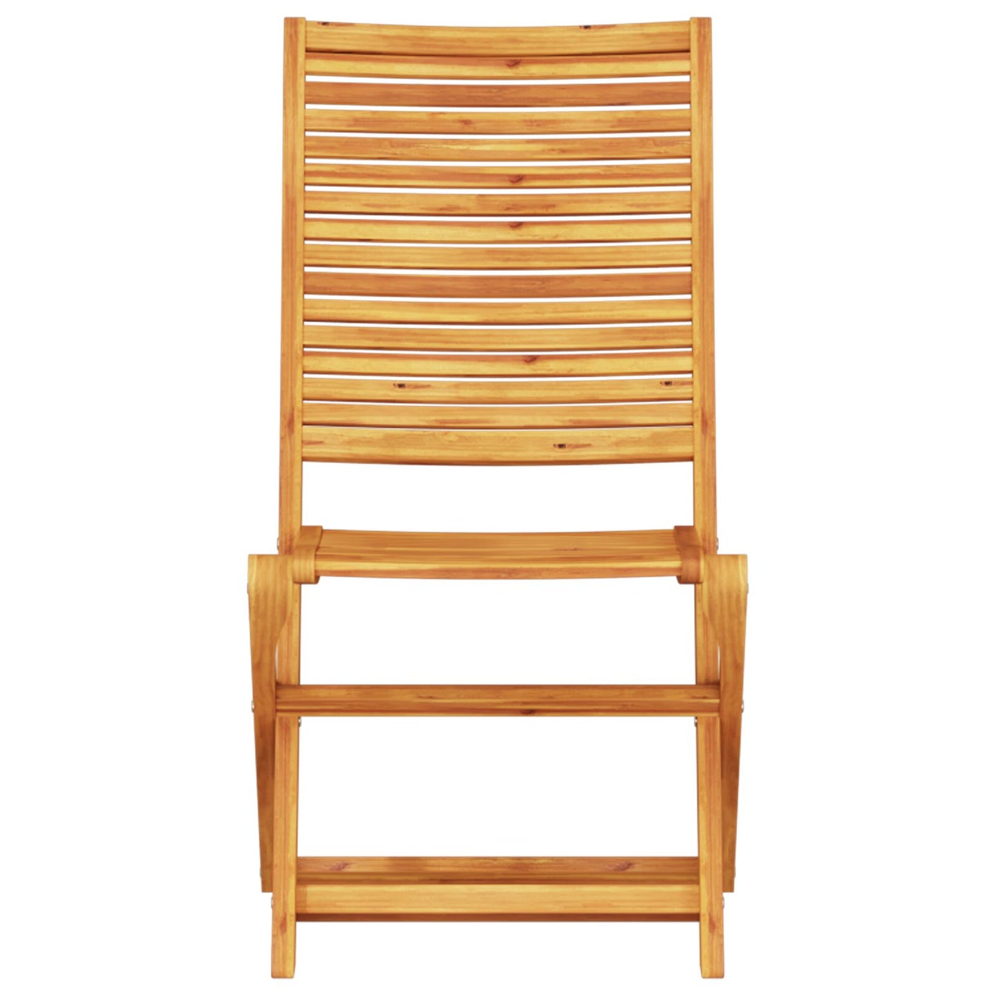 3-Delige Opvouwbare Bistroset Van Massief Acaciahout 60 cm tafel lengte 2x stoelen + vierkante tafel