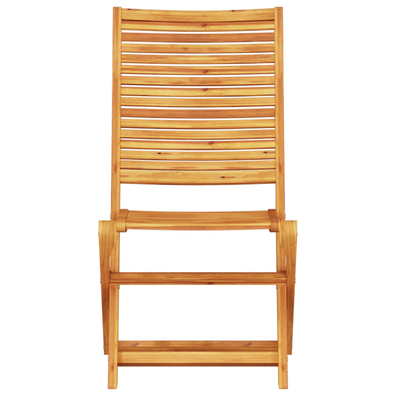 3-Delige Opvouwbare Bistroset Van Massief Acaciahout 60 cm tafel lengte 2x stoelen + vierkante tafel