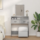 Kaptafel beton grijs 79x41x140 cm MDF