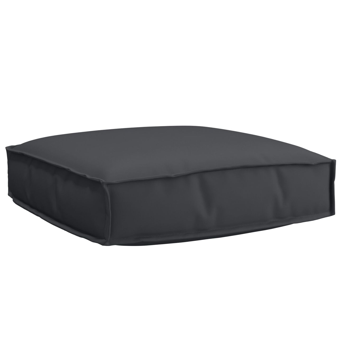 Pallet Kussen Voor Zitting 60X60X12 Cm Oxford Stof Zwart