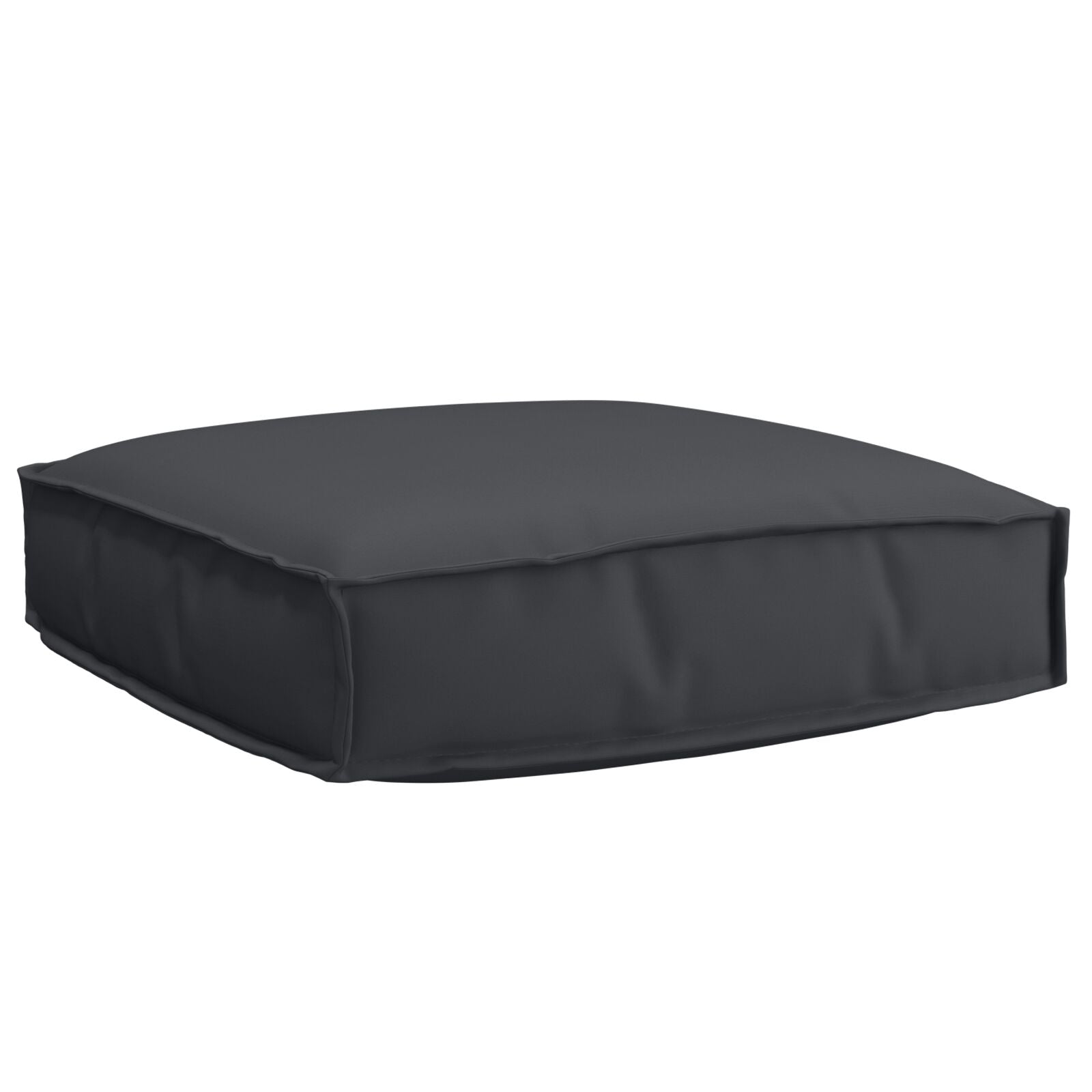 Pallet Kussen Voor Zitting 60X60X12 Cm Oxford Stof Zwart