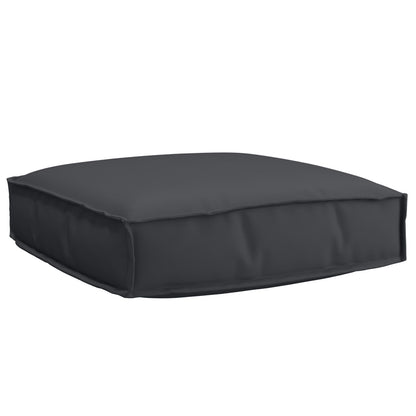 Pallet Kussen Voor Zitting 60X60X12 Cm Oxford Stof Zwart