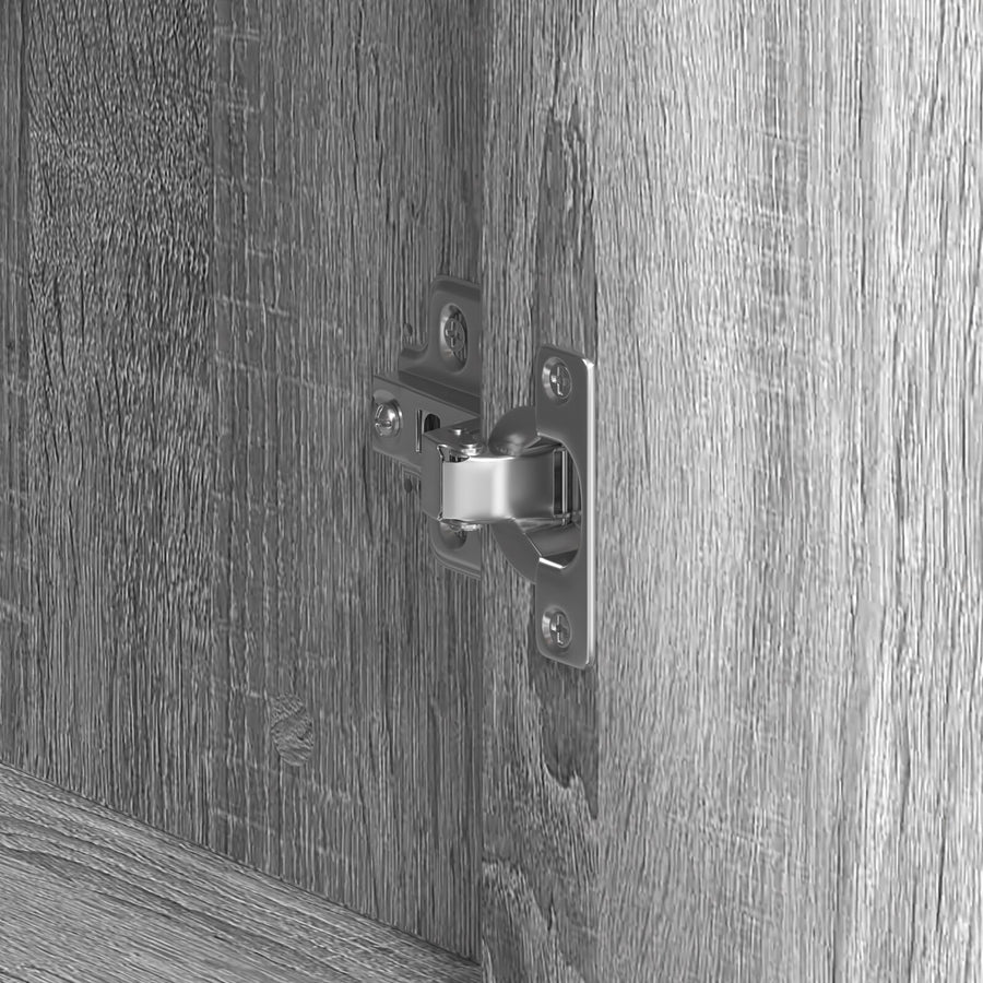 Dressoir Grijs Sonoma Gefabriceerd Hout Dressoir Rechthoekig
