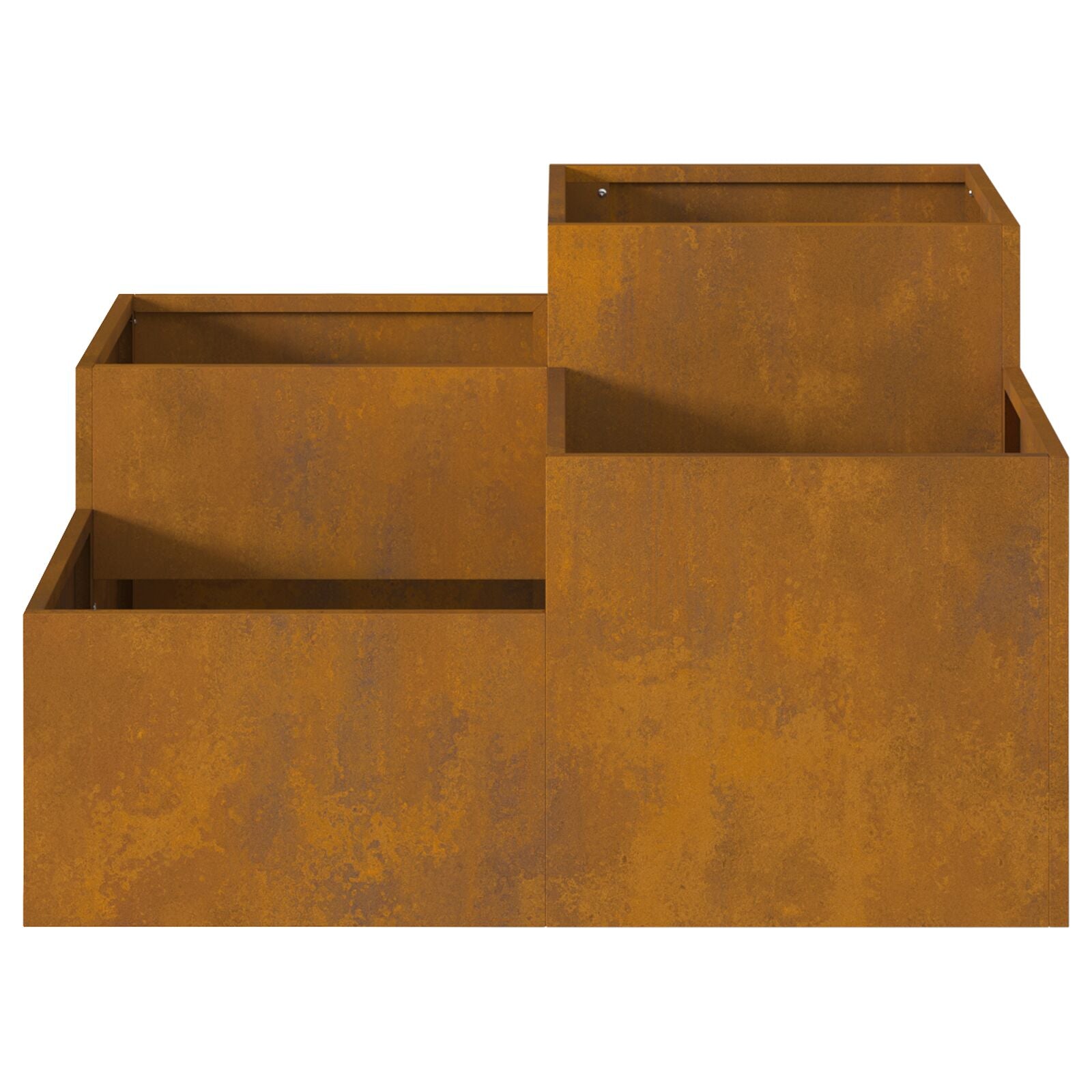 Tuin Planter Weerbestendig staal 80 x 80 x 48 cm