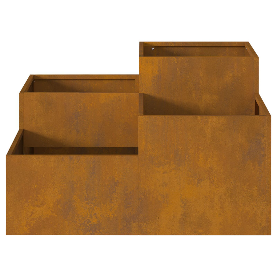 Tuin Planter Weerbestendig staal 80 x 80 x 48 cm