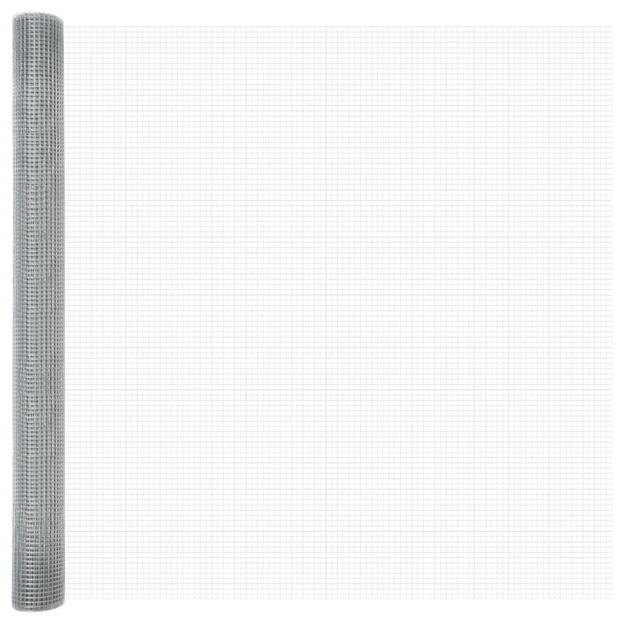 Gelaste Draadhek Met 13 Flenspalen 1.4X50 M Verzinkt Staal Gegalvaniseerd Staal