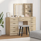 Kaptafel set bruin 40x41x135 cm