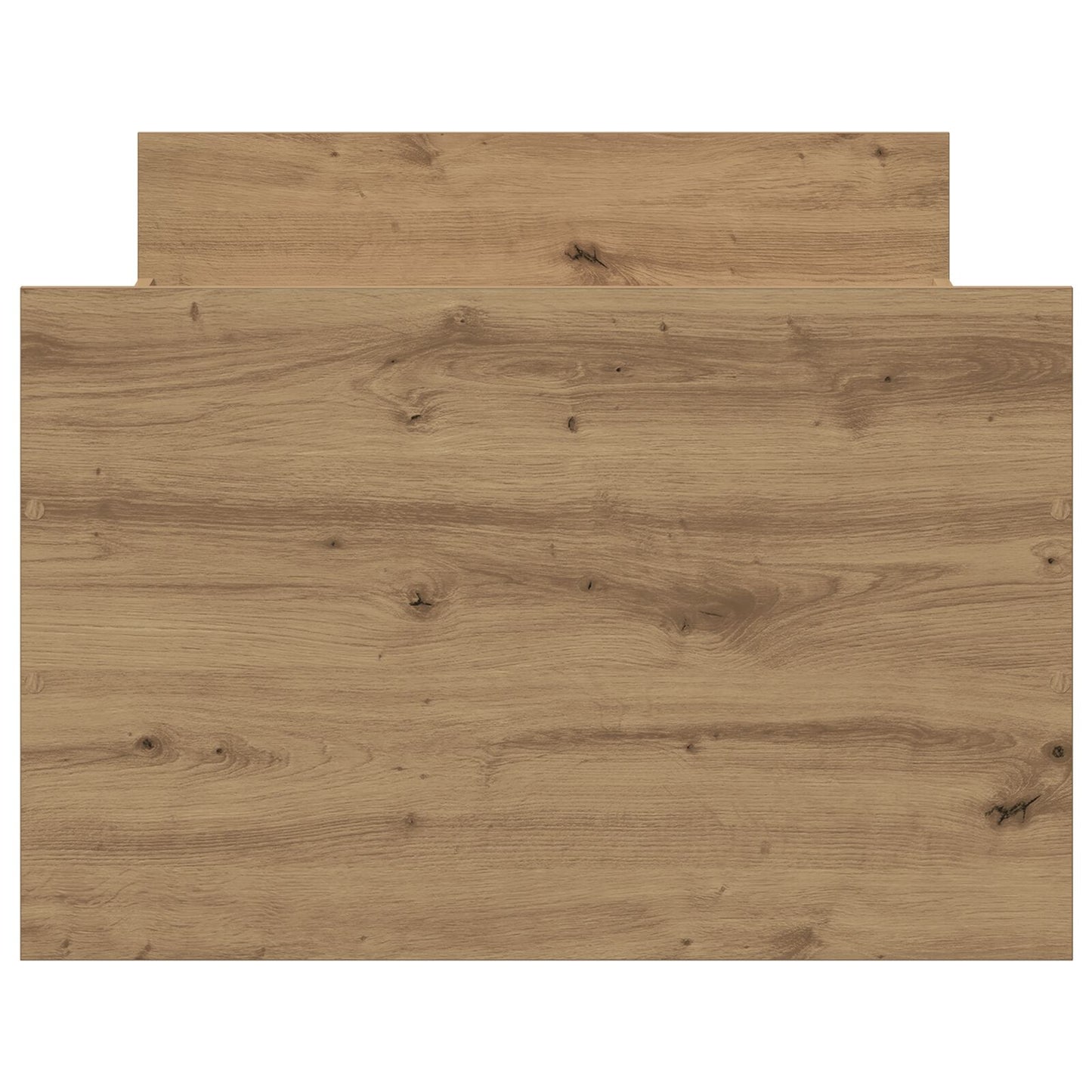 Bedframe Zonder Matras Artisan Eiken 75X190 Cm Bewerkt Hout