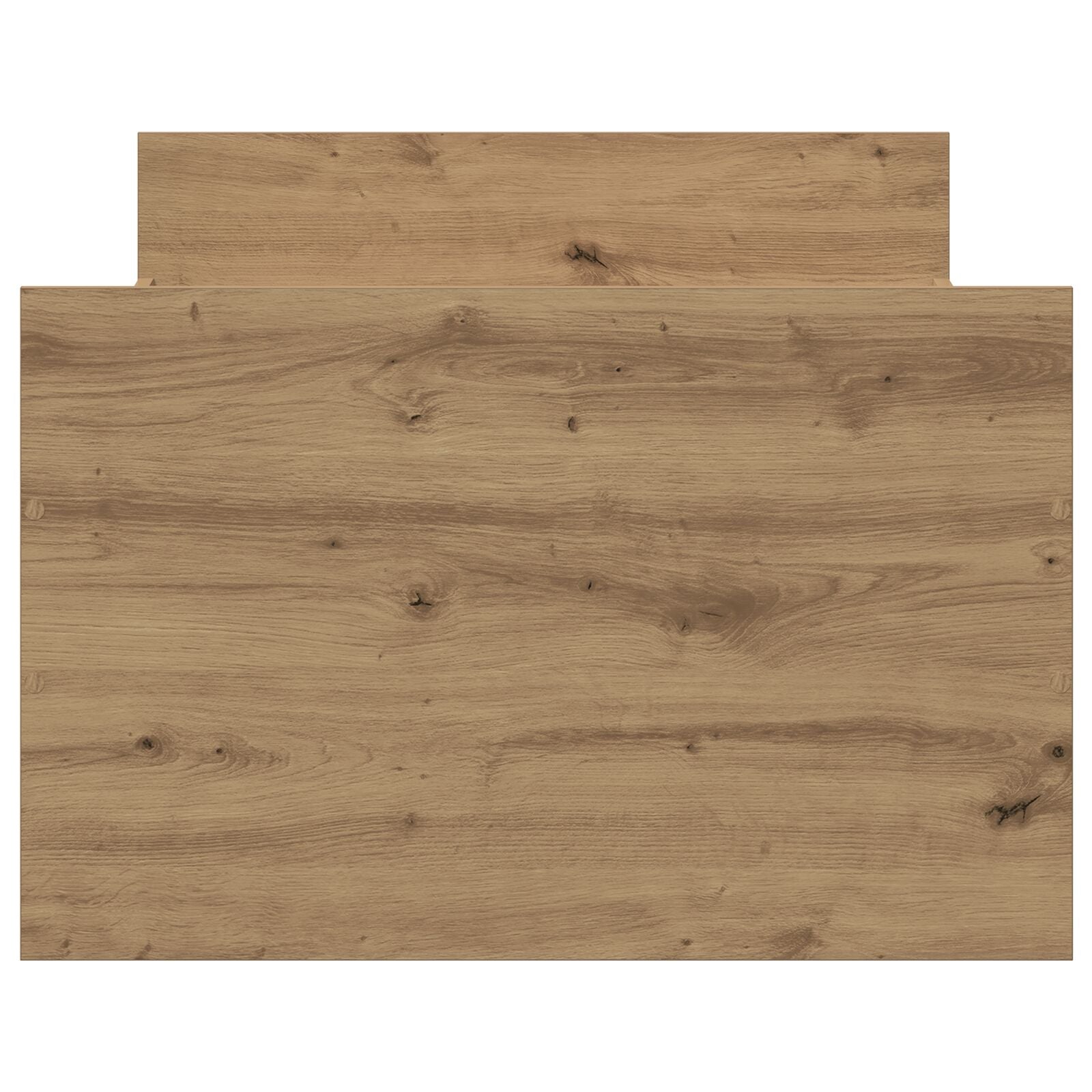 Bedframe Zonder Matras Artisan Eiken 75X190 Cm Bewerkt Hout