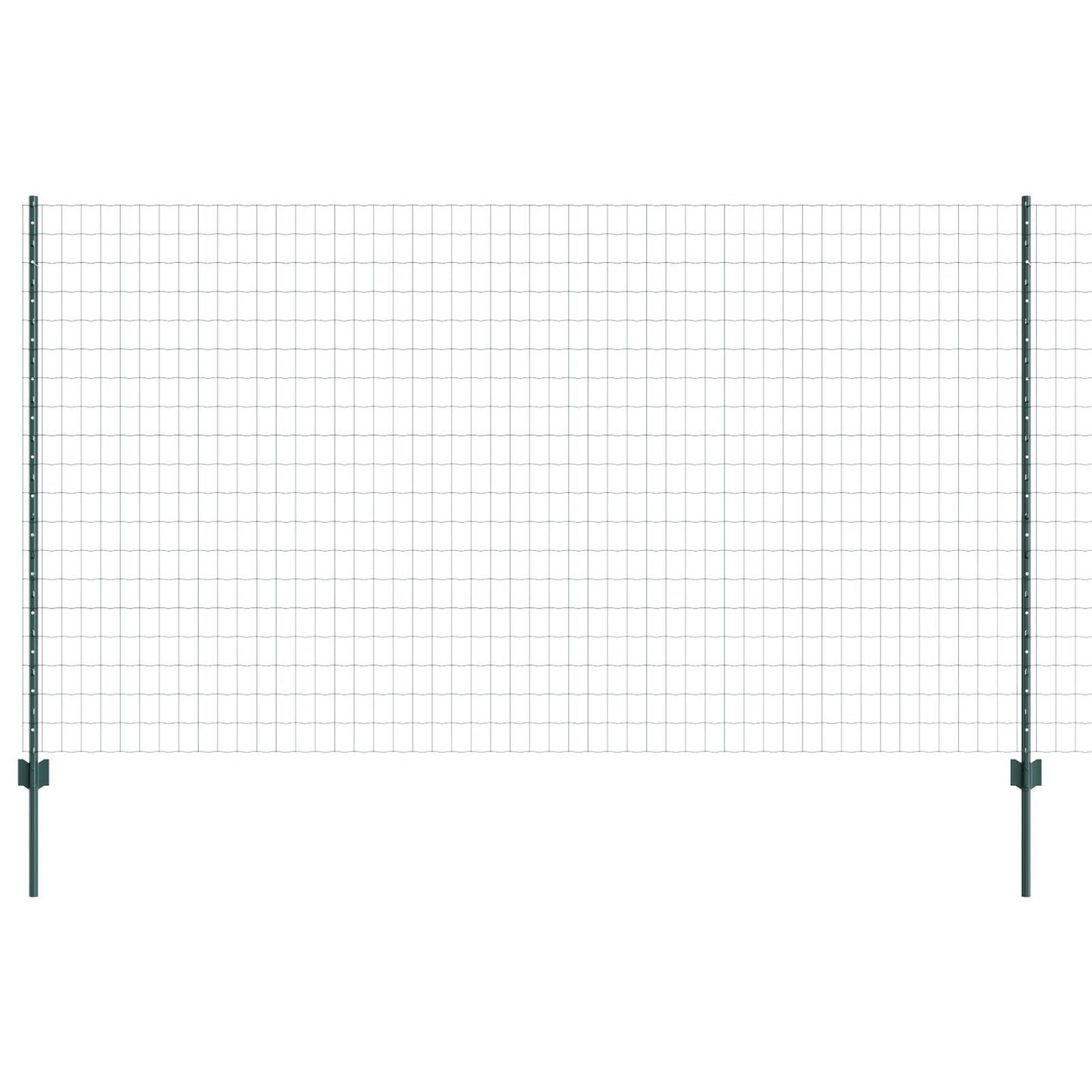 Euro Hek Met 5 U-Posts Groen 1.4X10 M Staal