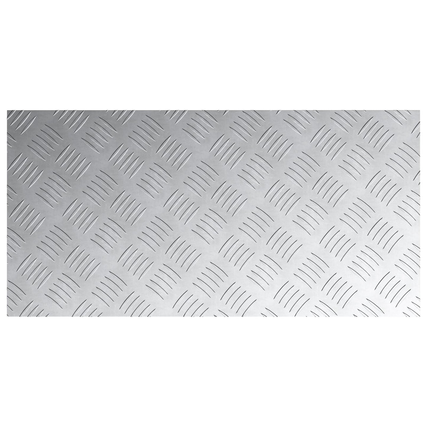Aluminium Checker Platen 4 St Anti-Slip 80X40 Cm 80 x 40 x 0.3 cm Rechthoekig