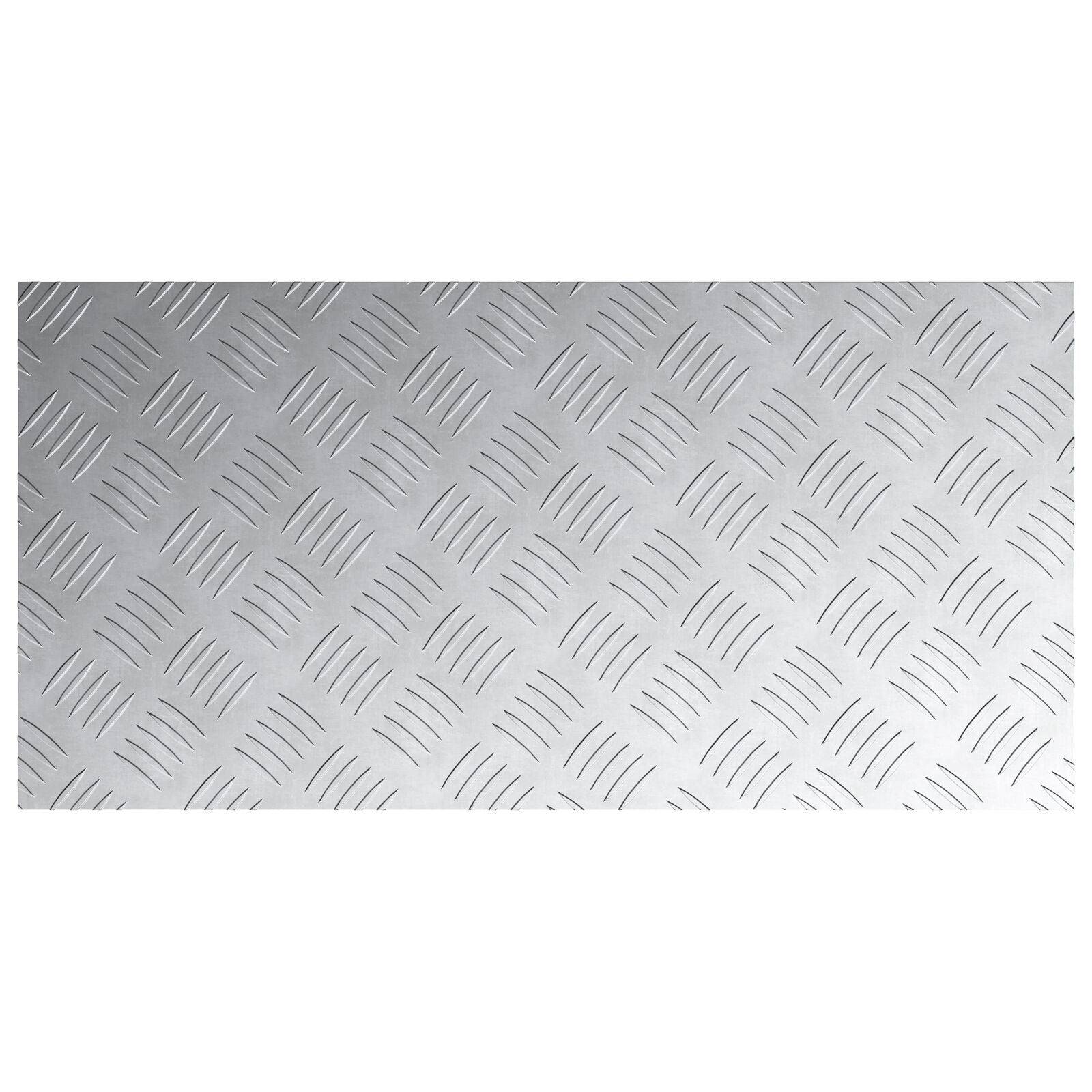 Aluminium Checker Platen 4 St Anti-Slip 80X40 Cm 80 x 40 x 0.3 cm Rechthoekig