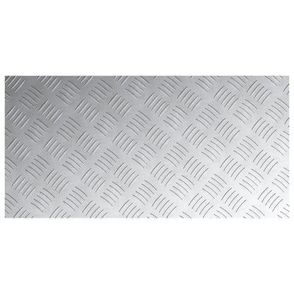 Aluminium Checker Platen 4 St Anti-Slip 80X40 Cm 80 x 40 x 0.3 cm Rechthoekig