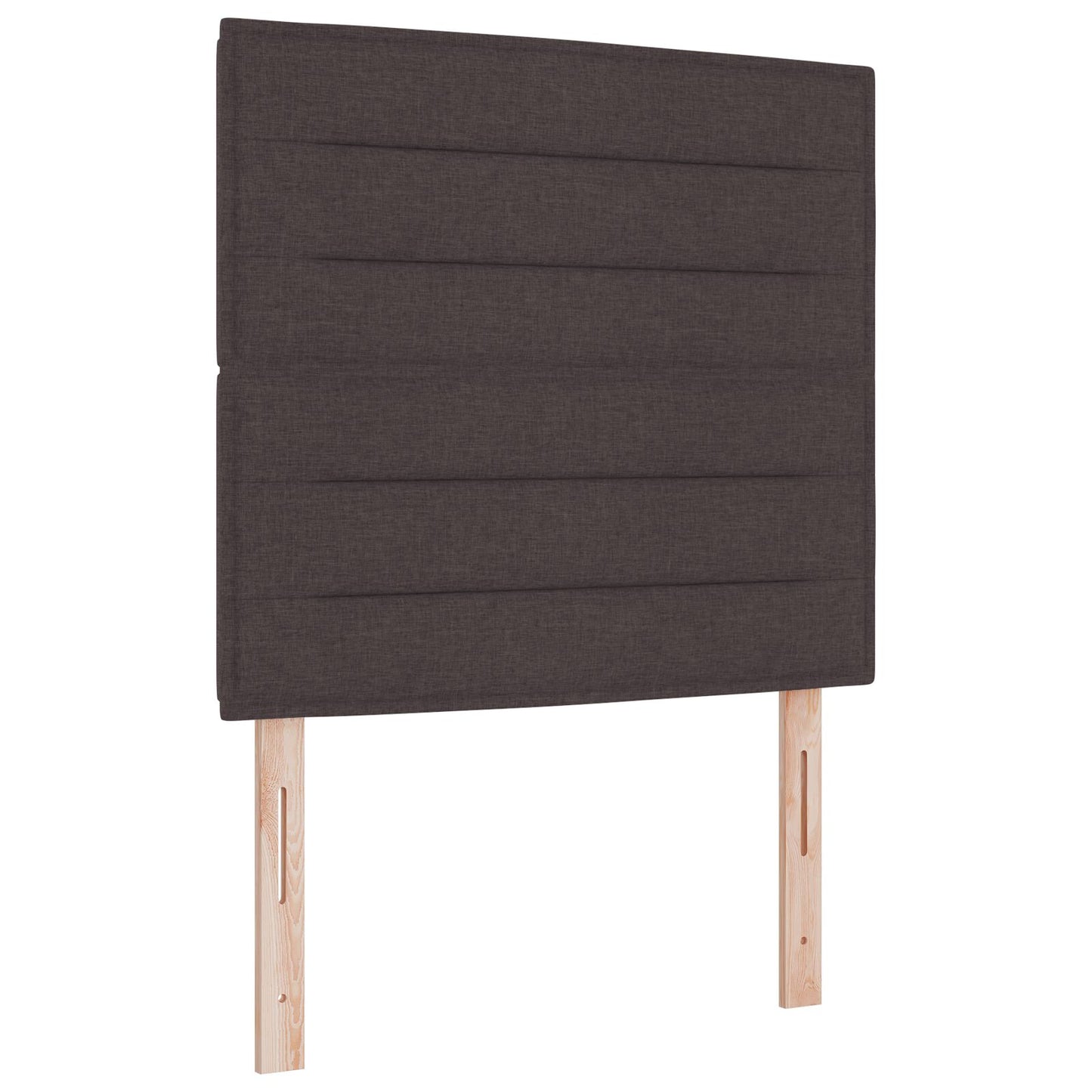 Hoofdbord Lijnen Design Stof Donkerbruin 100 cm Hoog hoofdbord