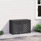 Airconditioner hoes 90x40x60 cm zwart staal