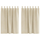 Verduisterende gordijnen crème 2 stuks 140x140 cm fluweel
