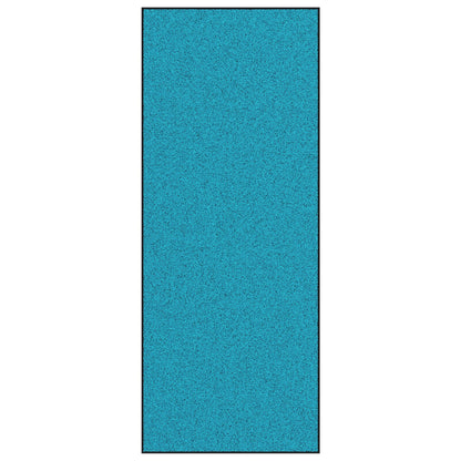 Deurmat Wasbaar Cyan 120X300 Cm