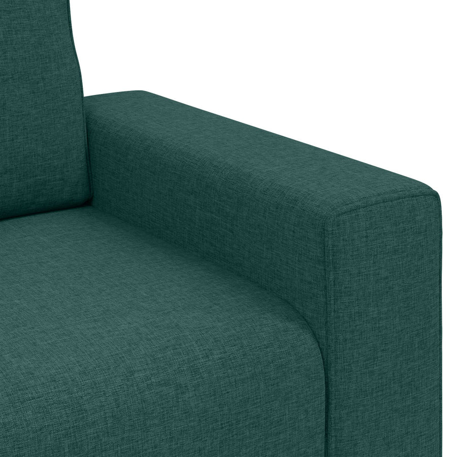 Fauteuil Stof Donkergroen 59 cm