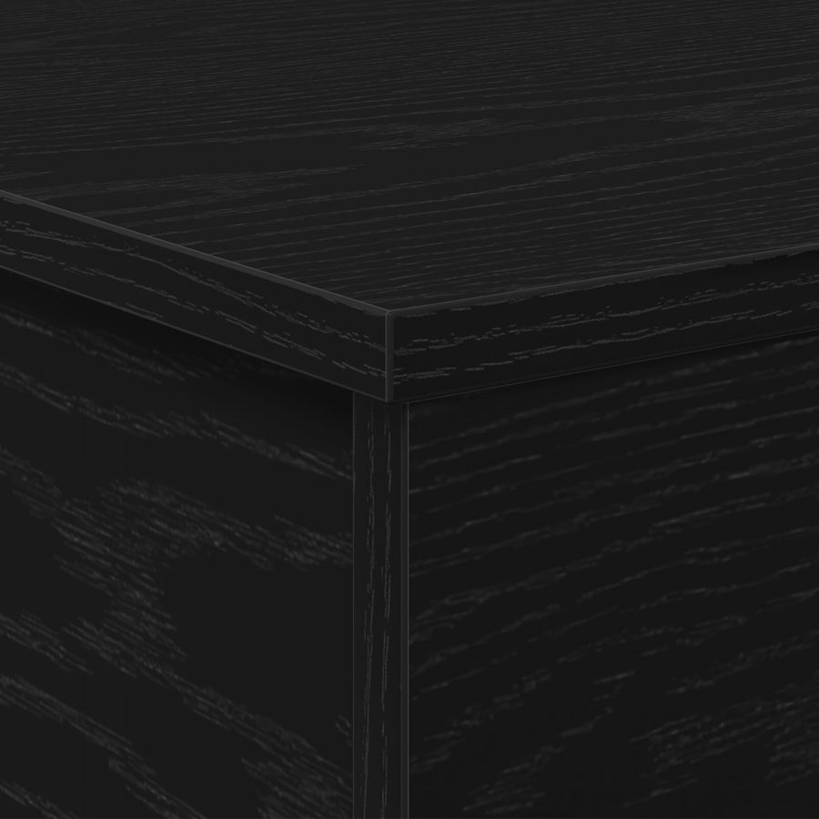 Salontafel Lift Top 60X44,5X45 Cm Bewerkt Hout Zwart eiken