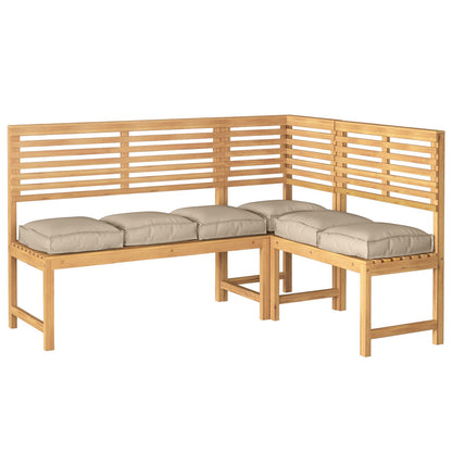 Palletkussens Voor Zitplaatsen 6 Stuks 40X40X8 Cm Oxford Stof Taupe