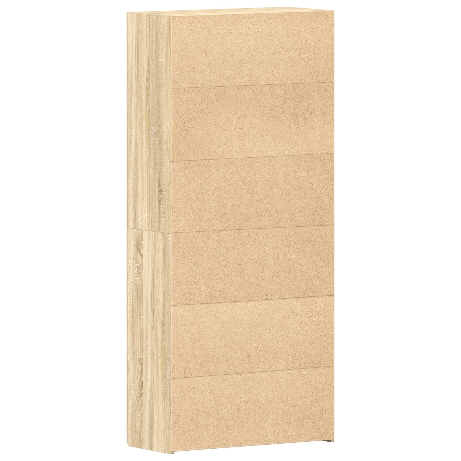 Schoenenkast Sonoma Eiken Bewerkt Hout Schoenenkast Rechthoekig